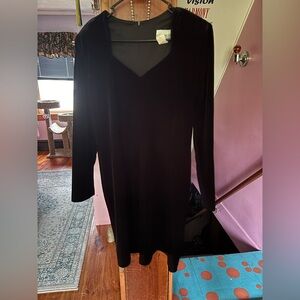 Black Velvet Dress size 12